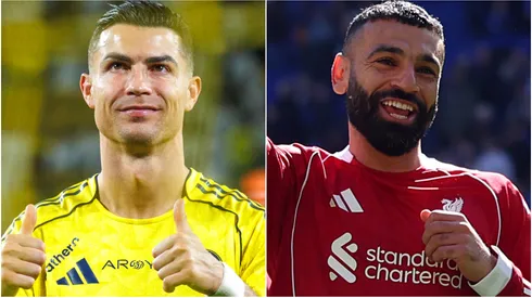 Cristiano Ronaldo of Al Nassr FC and Mohamed Salah of Liverpool.
