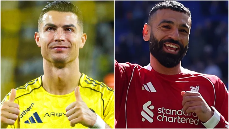Cristiano Ronaldo of Al Nassr FC and Mohamed Salah of Liverpool.