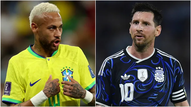 Brazil forward Neymar and Argentina star Lionel Messi.
