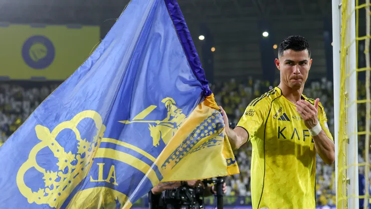 Cristiano Ronaldo of team Al Nassr FC after the Saudi Pro League game between Al Nassr and Al Ahli