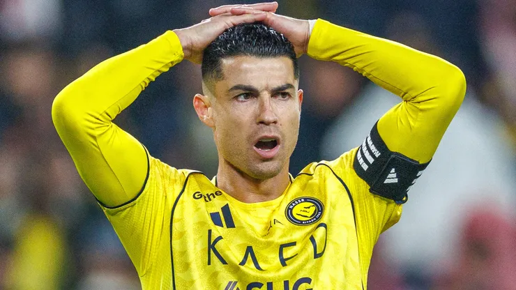 Cristiano Ronaldo of Al-Nassr FC during the Saudi Pro League game.