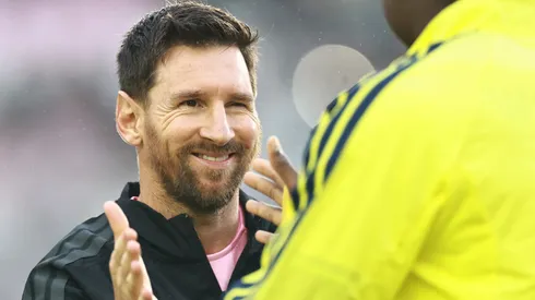 ionel Messi #10 of Inter Miami CF gestures