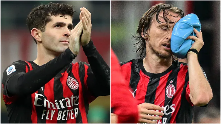 Christian Pulisic (left) and Luka Modric (right)