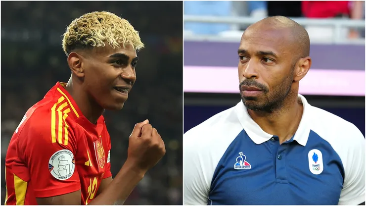 Spain star Lamine Yamal and France legend Thierry Henry.