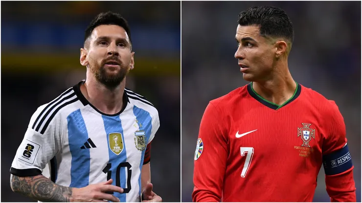 Lionel Messi and Cristiano Ronaldo.