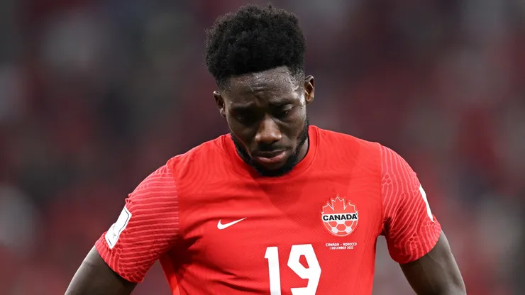 Canada left-back Alphonso Davies.