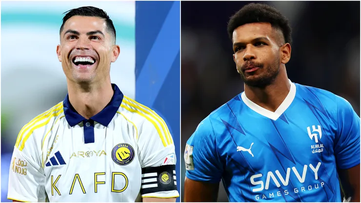 Cristiano Ronaldo (left) and Al-Bulayhi (right)