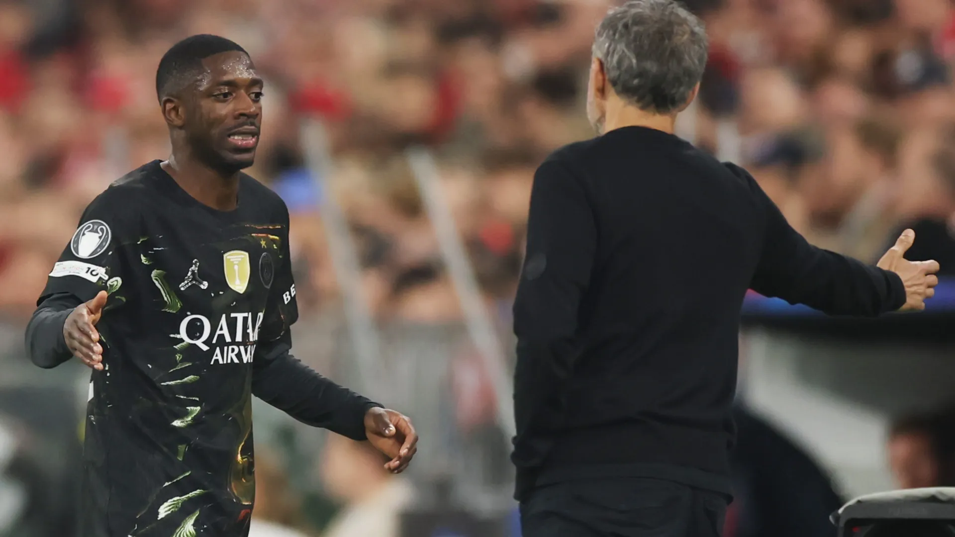 Dembélé didn’t complain about the substitution (Alex Grimm/Getty Images)
