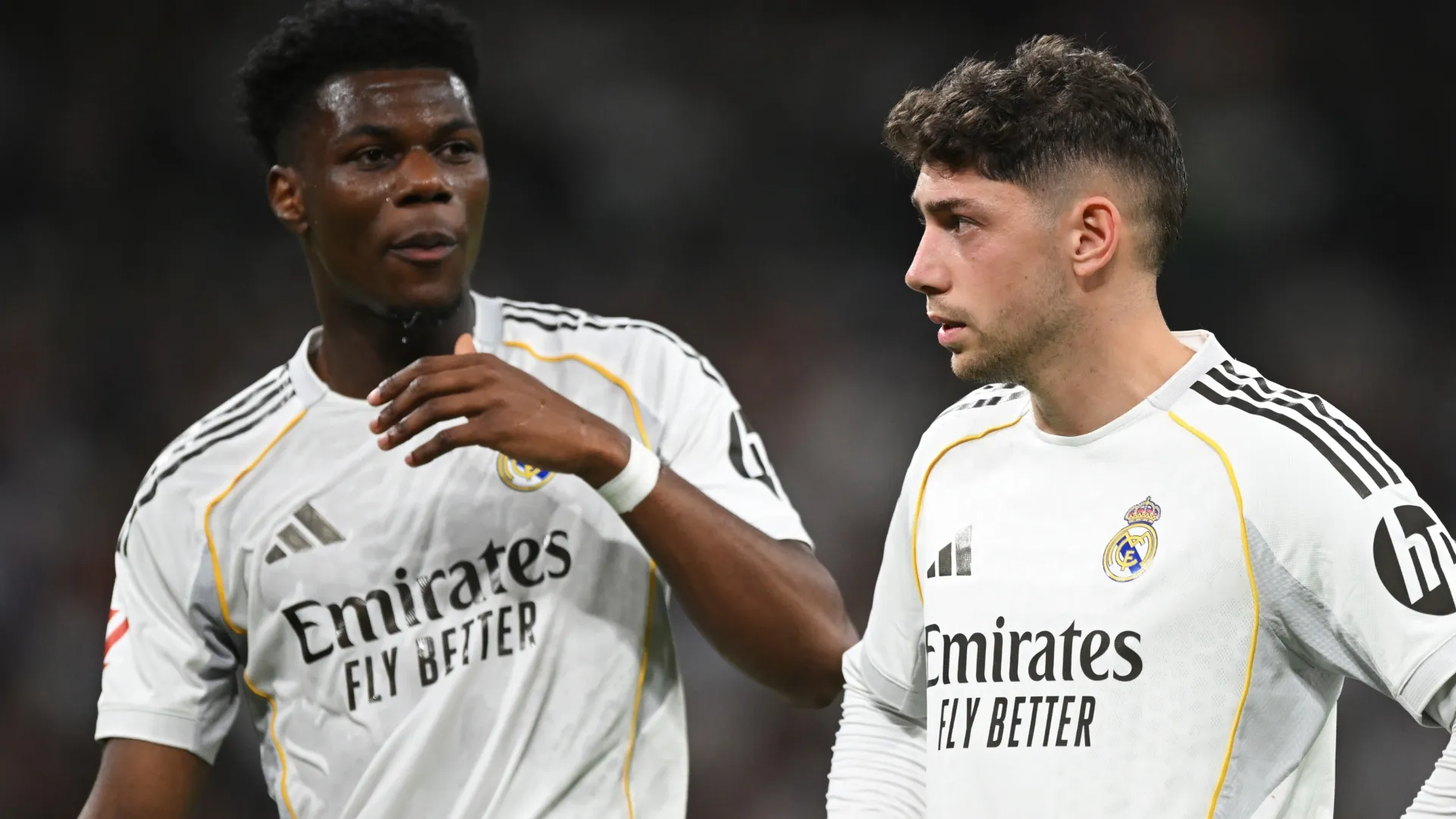 Tchouameni and Valverde had a discussion (Denis Doyle/Getty Images)