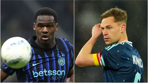 Inter Milan forward Yoan Ange Bonny and Germany star Joshua Kimmich.