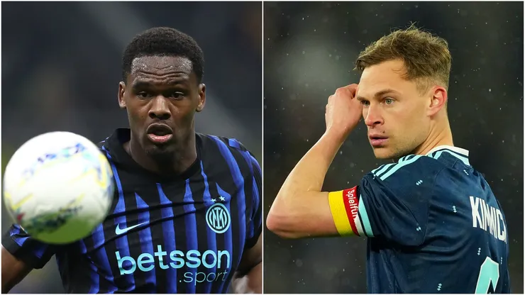 Inter Milan forward Yoan Ange Bonny and Germany star Joshua Kimmich.