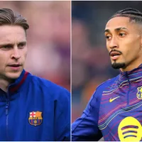 Why are Raphinha and Frenkie de Jong not playing for Barcelona vs Real Madrid in El Clásico?