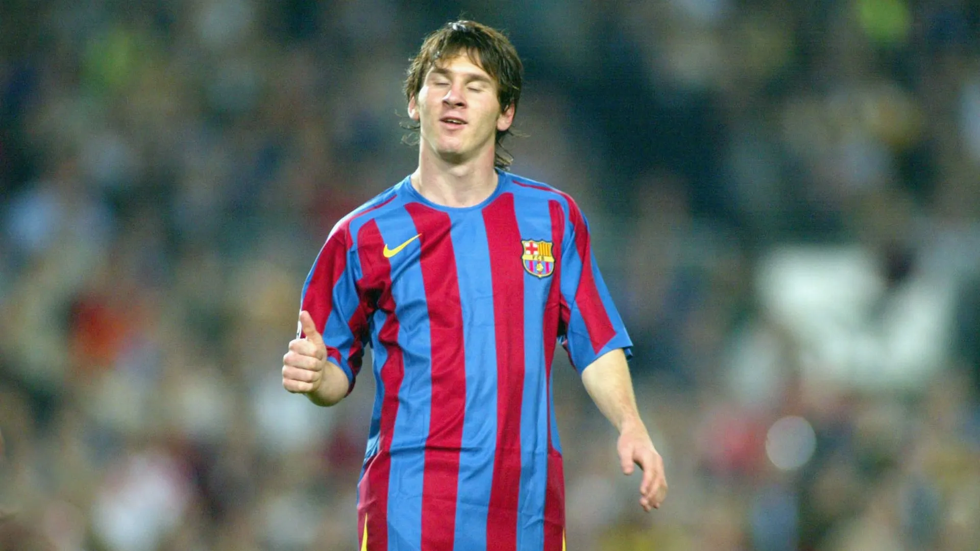 Leo Messi of FC Barcelona.