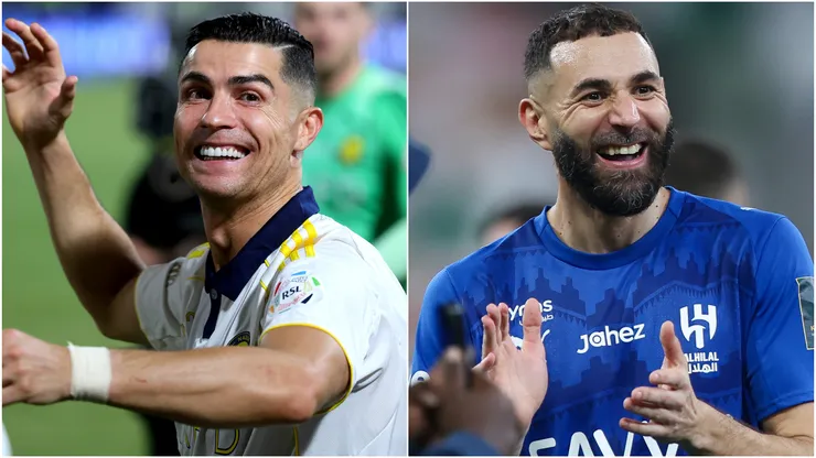 Cristiano Ronaldo (left) and Karim Benzema (right)