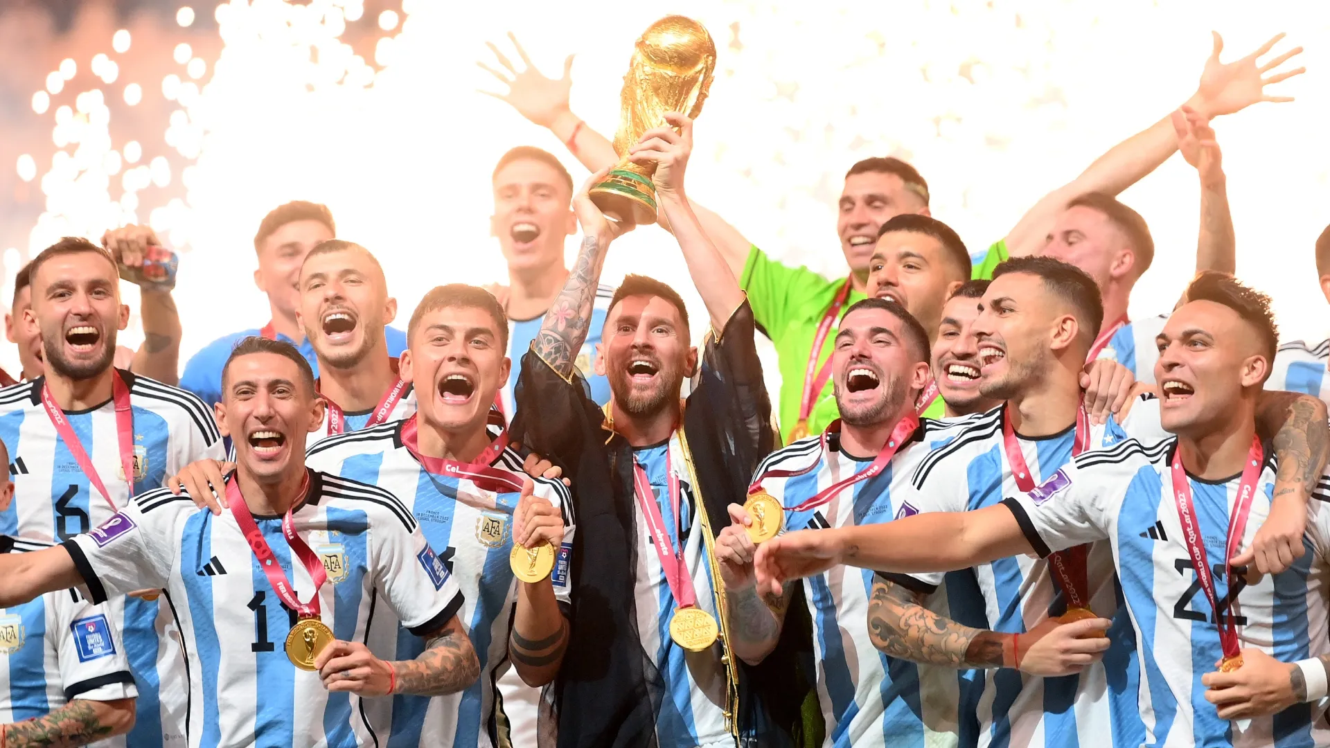 Argentina are the reigning World Cup champions.