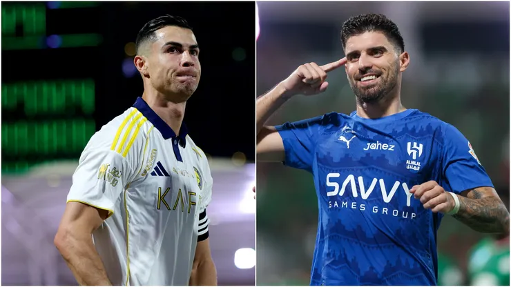 Al Nassr's Cristiano Ronaldo and Al Hilal's Ruben Neves.