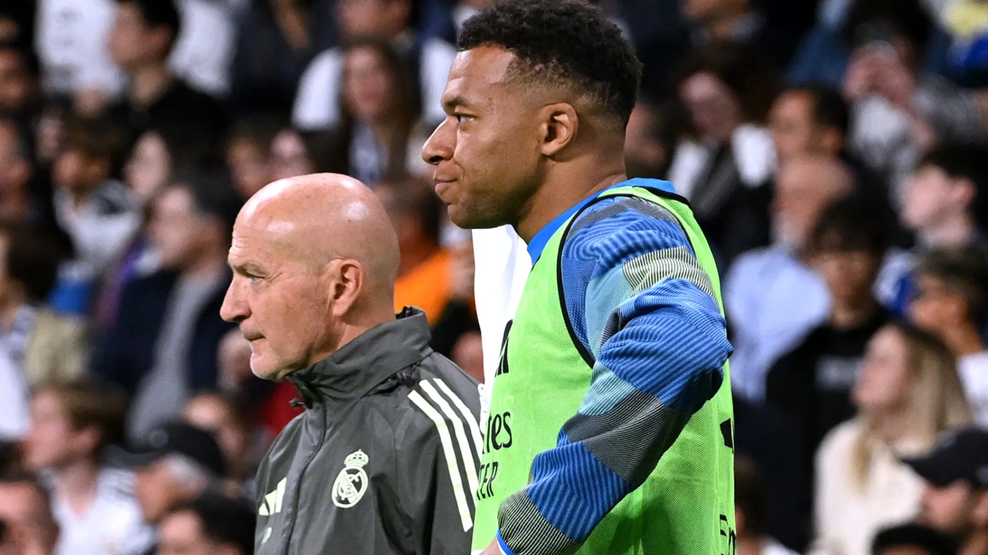 Mbappé was on the bench (Denis Doyle/Getty Images)