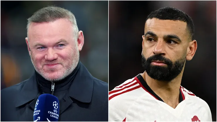 English legend Wayne Rooney and Mohamed Salah of Liverpool.