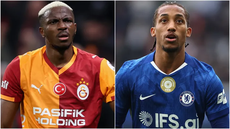 Victor Osimhen of Galatasaray and Joao Pedro of Chelsea.