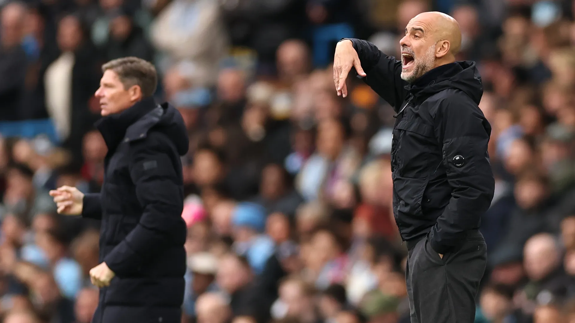 Pep Guardiola, Manager of Manchester City.