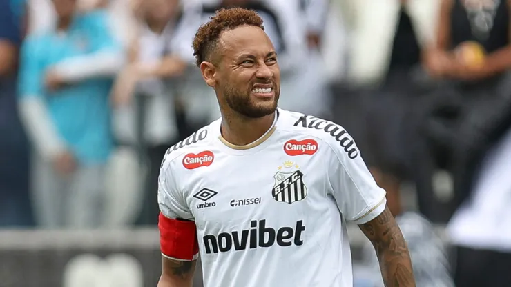 Neymar of Santos.