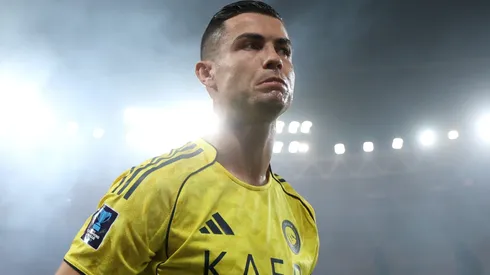 Cristiano Ronaldo of Al Nassr looks on during the AFC Champions League 2 Final.