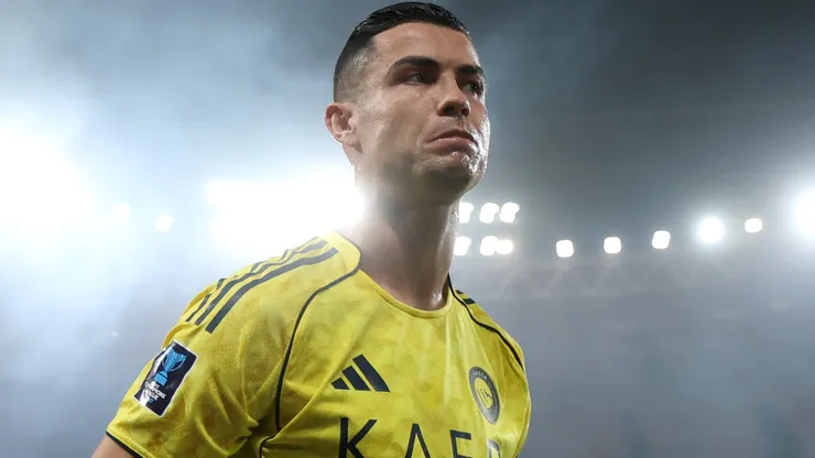 Cristiano Ronaldo of Al Nassr looks on during the AFC Champions League 2 Final.