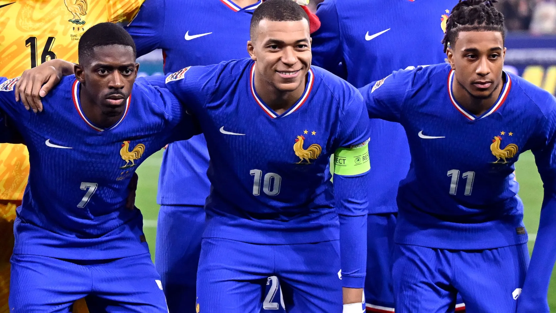 Dembélé, Mbappé and Olise form a great trio