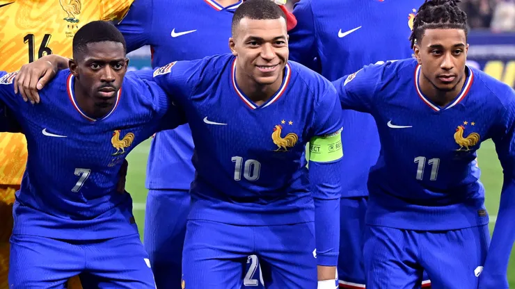Dembélé, Mbappé and Olise form a great trio