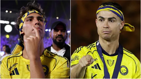Joao Felix (left) and Cristiano Ronaldo (right)