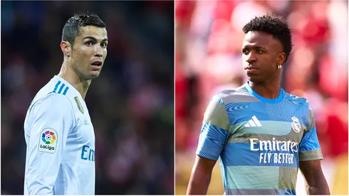 Cristiano Ronaldo and Vinicius Junior.