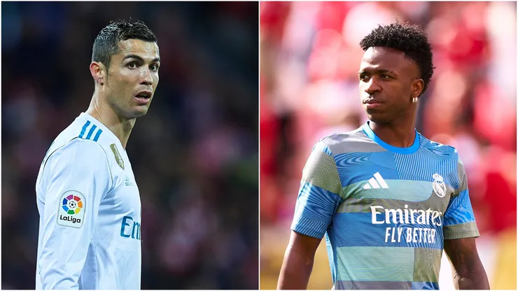 Cristiano Ronaldo and Vinicius Junior.