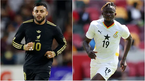 Mexico's Alexis Vega and Ghana's Felix Afena-Gyan.