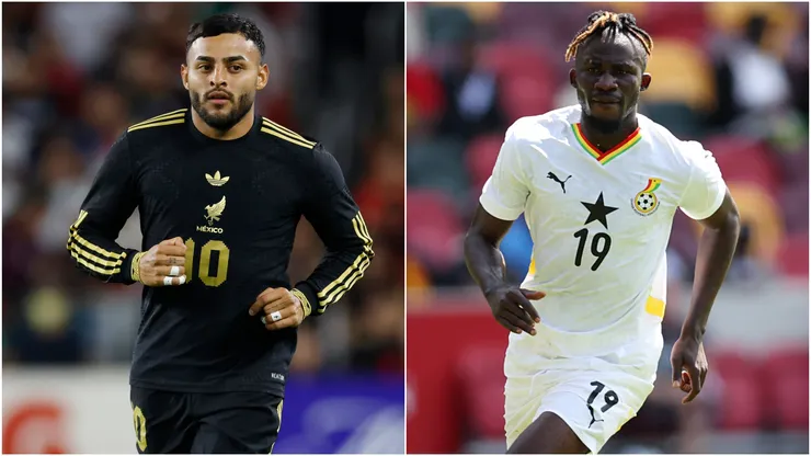 Mexico's Alexis Vega and Ghana's Felix Afena-Gyan.