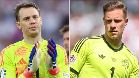 Manuel Neuer (left) and Marc-Andre ter Stegen (right)