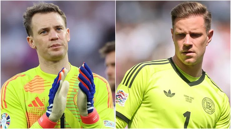 Manuel Neuer (left) and Marc-Andre ter Stegen (right)