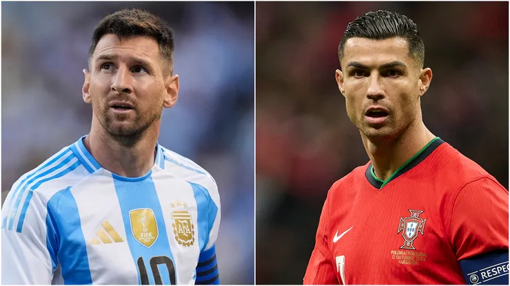 Lionel Messi of Argentina and Cristiano Ronaldo of Portugal.
