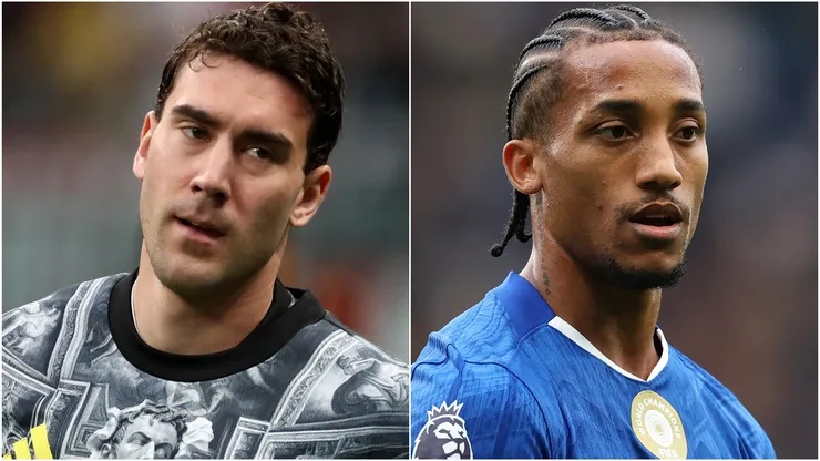 Dusan Vlahovic of Juventus and Joao Pedro of Chelsea.
