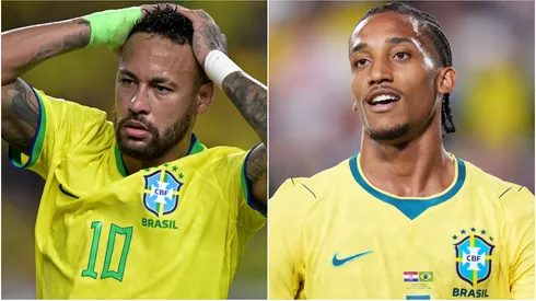 Neymar (left) and Joao Pedro (right)
