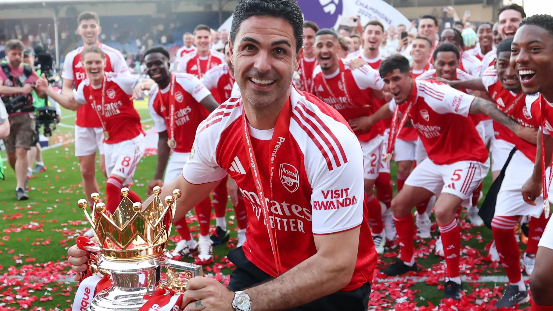 Arsenal won their first Premier League since 2004 (Michael Regan/Getty Images For Premier League)