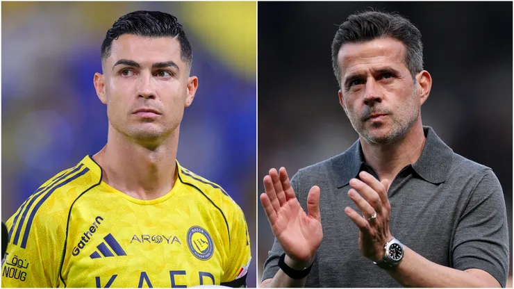 Cristiano Ronaldo of Al Nassr and Marco Silva of Fulham.