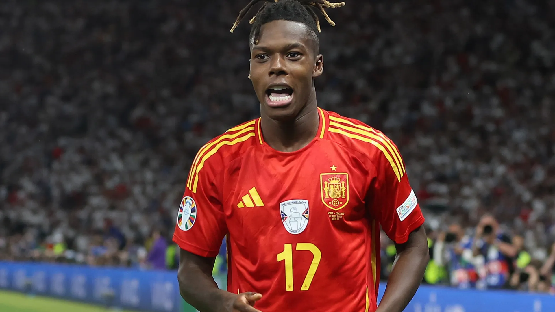 Williams scored for Spain in the Euro final (Richard Pelham/Getty Images)