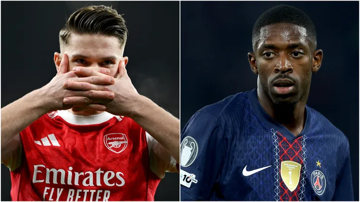 Viktor Gyoekeres (left) and Ousmane Dembele (right)