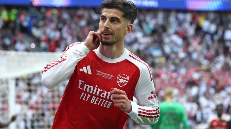 Havertz scored in the first half of the final for Arsenal
