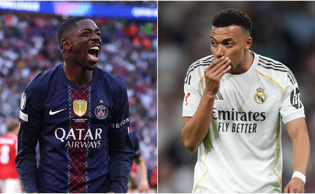How Dembele’s trophy record compares to Mbappe’s after PSG’s Champions League triumph
