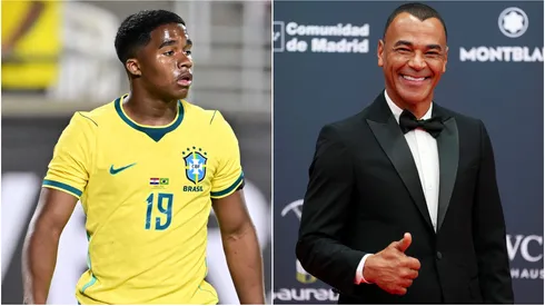 Brazil forward Endrick and former defender Cafu.