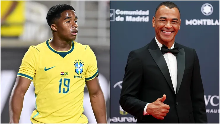 Brazil forward Endrick and former defender Cafu.
