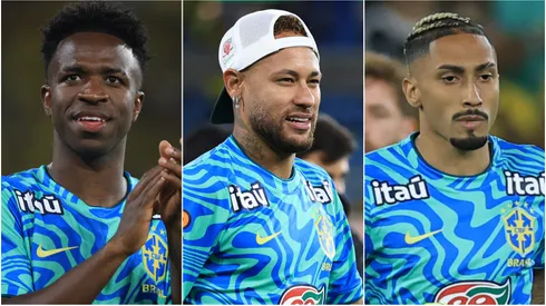Brazil stars Vinicius, Neymar and Raphinha.