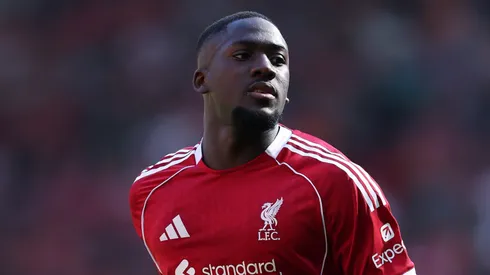 Ibrahima Konate of Liverpool during the Premier League match.