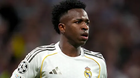 Vinicius Junior of Real Madrid looks on during the UEFA Champions League 2025/26.